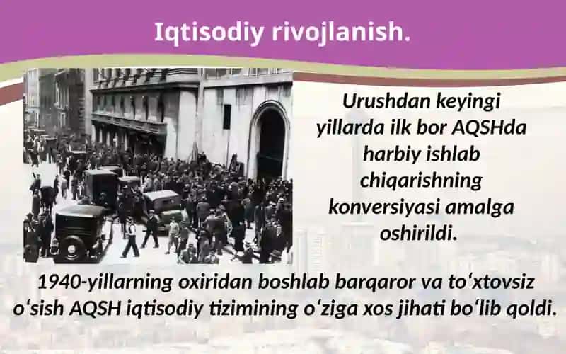 1946 – 1991-yillarda Amerika Qo‘shma Shtatlari 4