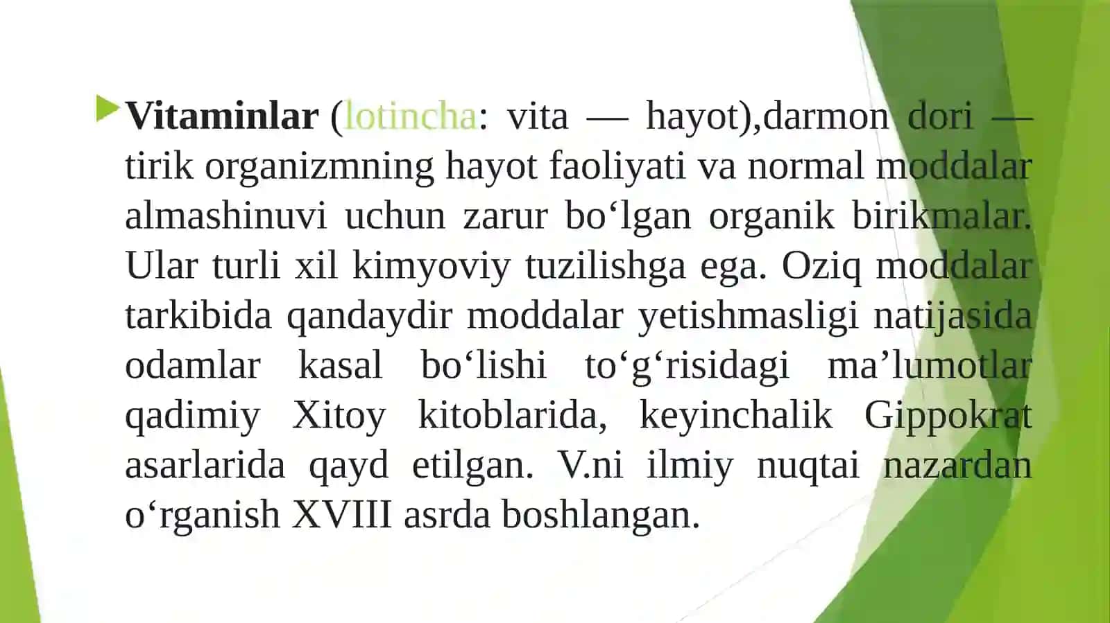 Bolalarda vitaminlaryetishmasliginoqibatlariing 4