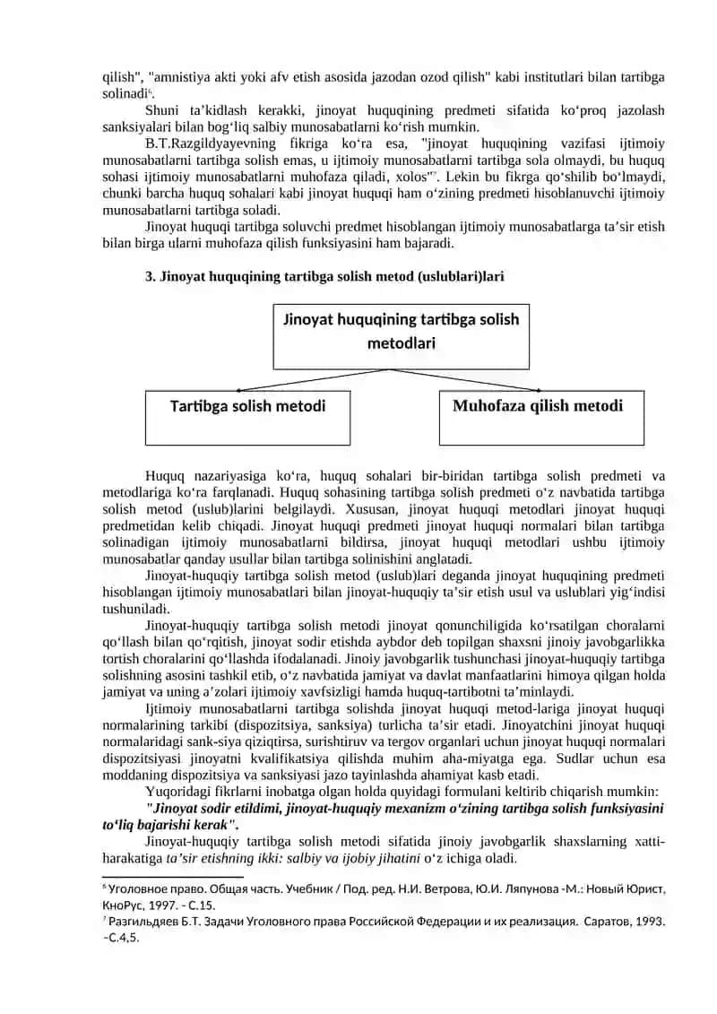 Jinoyat Huquqi Prinsiplari Tushunchasi va Turlari 4