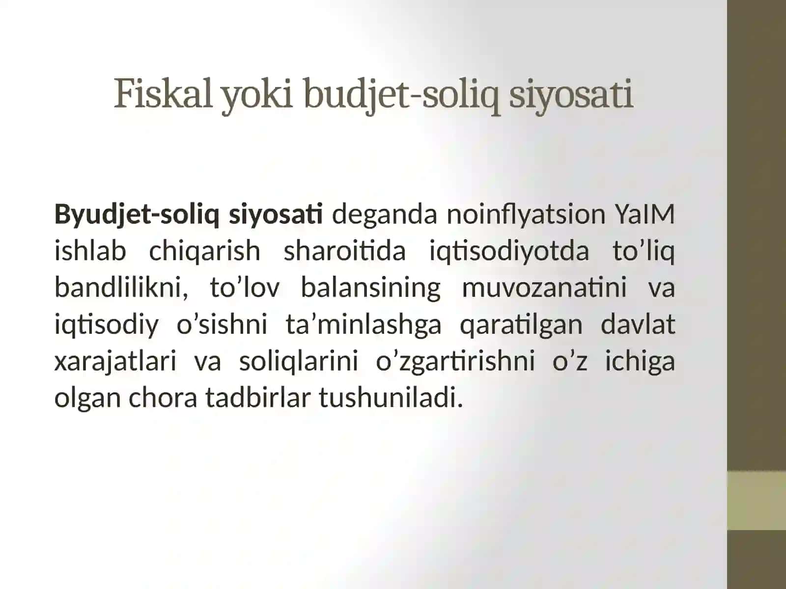 FISKAL HISOBLAR VA ULARNING TAHLILI 4