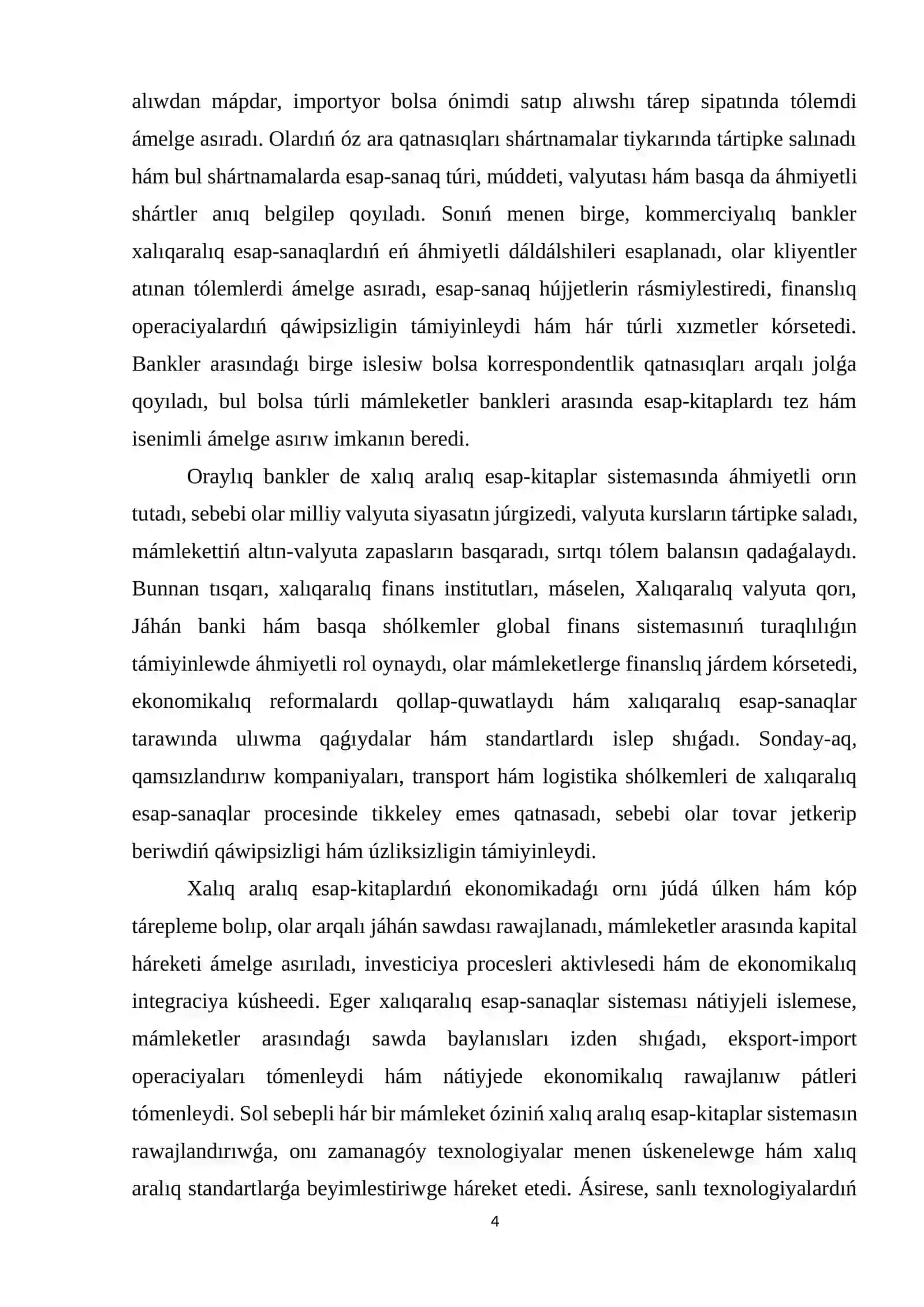 Xalıq aralıq esap kitaplarǵa salıstırmalı xarakteristikası 4