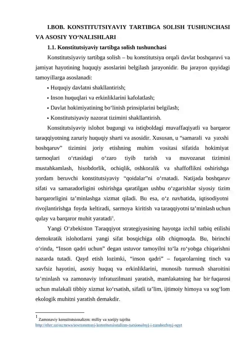 Konstitutsiyaviy tartibga solish ob’ektlari 4