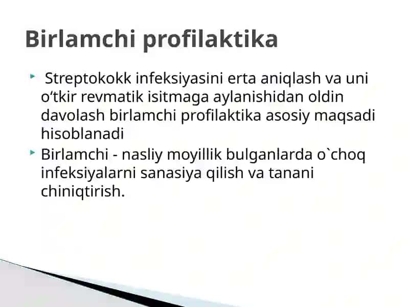Oʻtkir revmatik isitma 4