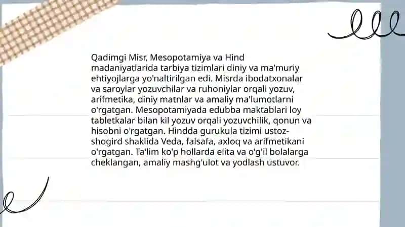 Prdagogikani fan sifatida shakillanishi va rivojlanish tarixi 4
