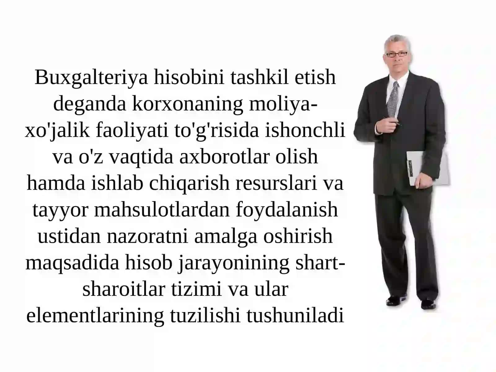 BUXGALTERIYA HISOBINI TASHKIL ETISH VA HISOB SIYOSATI 4