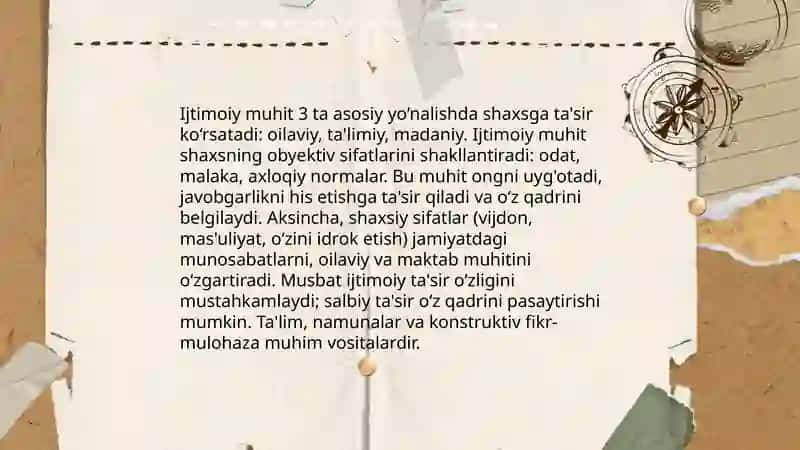 Sezgining tasnifi, sezgi klassifikasiyalari, qonuniyatlari, chet el psixologiyasida sezgi nazariyalari 4