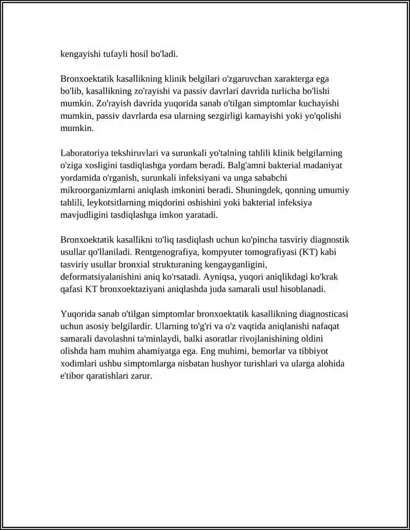 BRONXOEKTATIK KASALLIK DIAGNOSTIKASI 4
