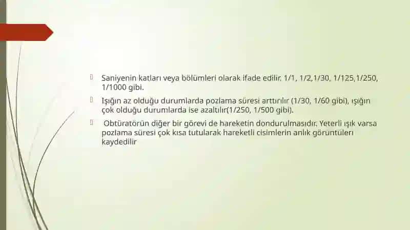 FOTOĞRAF MAKİNESİNİN BÖLÜMLERİ VE GENEL DİJİTAL FOTOĞRAFÇILIK KAVRAMLARI 4