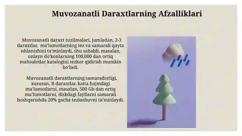 Muvazantlashtirilgan daraxitlar 4