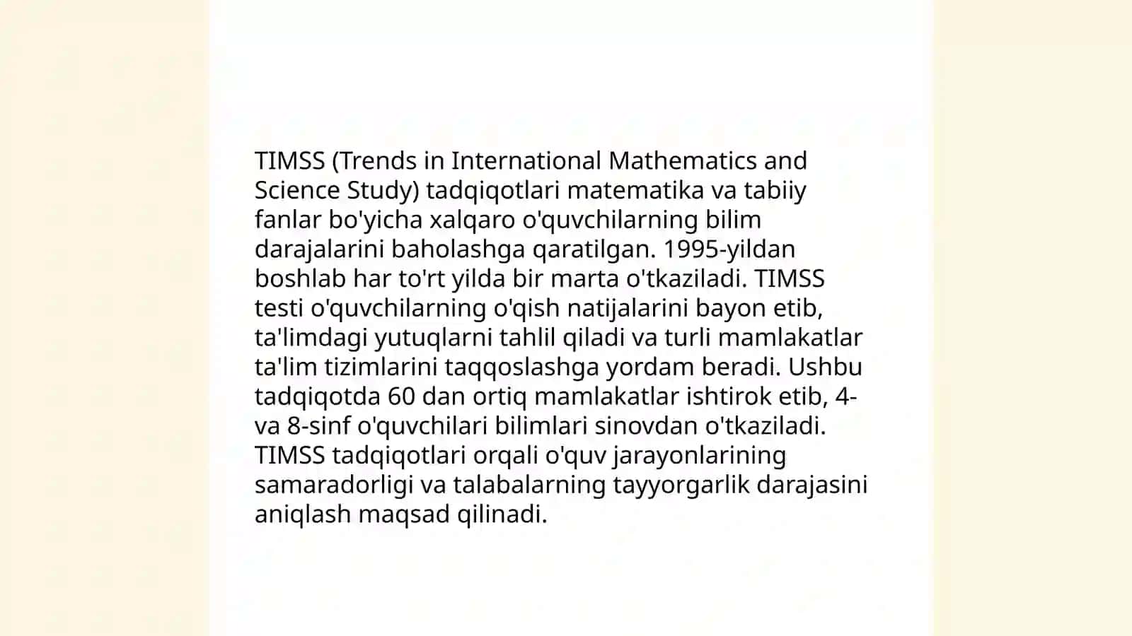 Xalq taʼlimi tizimida talim sifatini baxolash 4