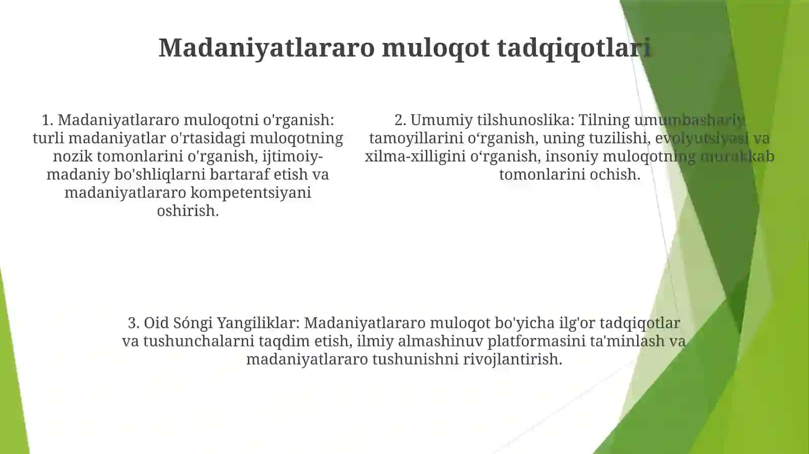 Umumiy Tilshunoslika Oid SóngiYangiliklar 4