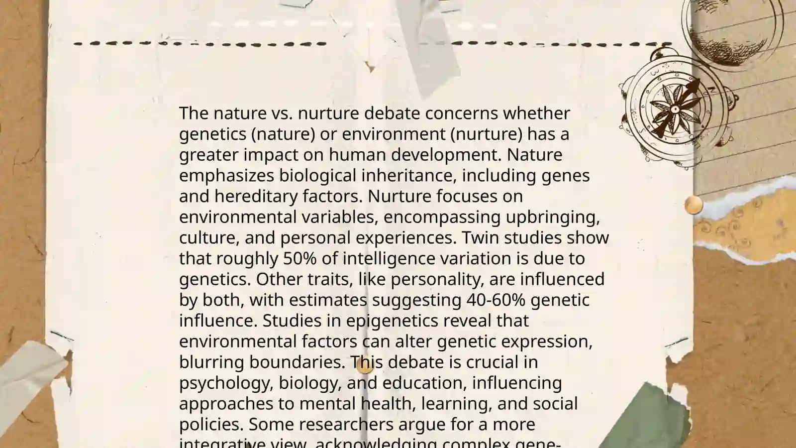 What is the human nature? 4