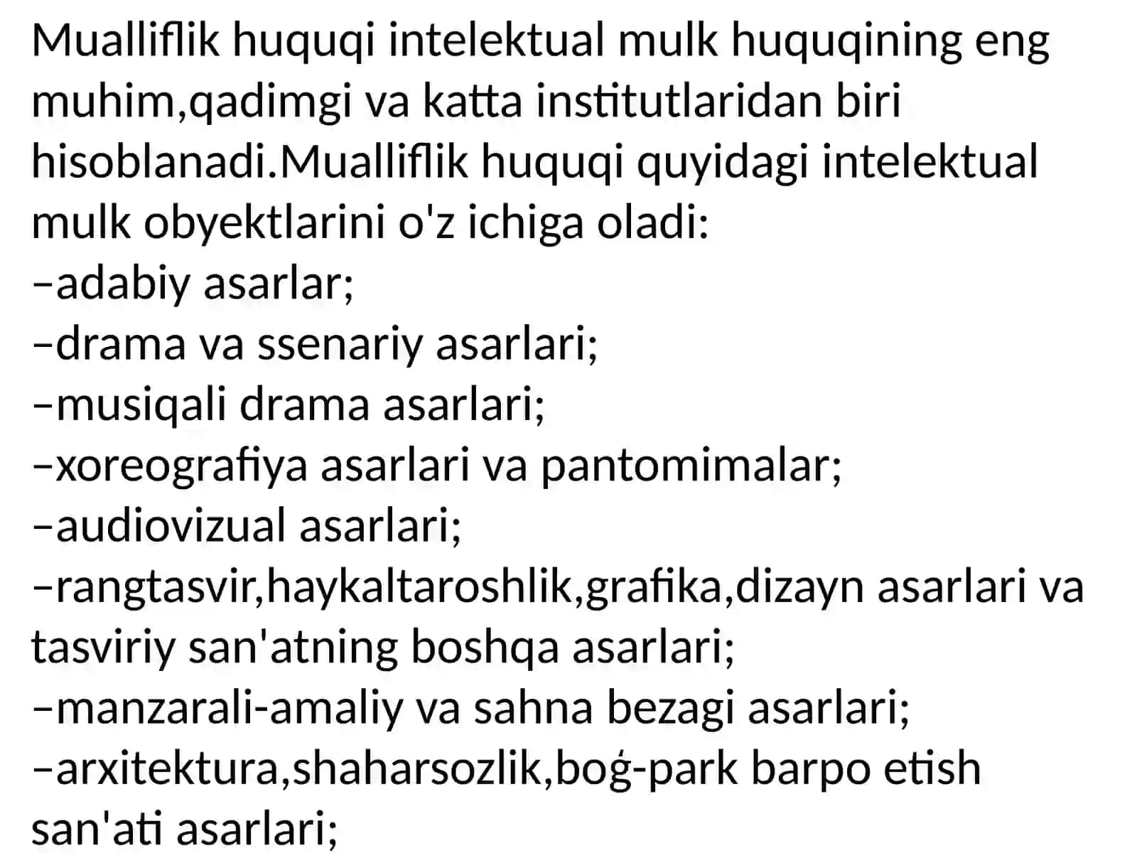 Mualliflik huquqi intellektual mulk obyekti sifatida 4