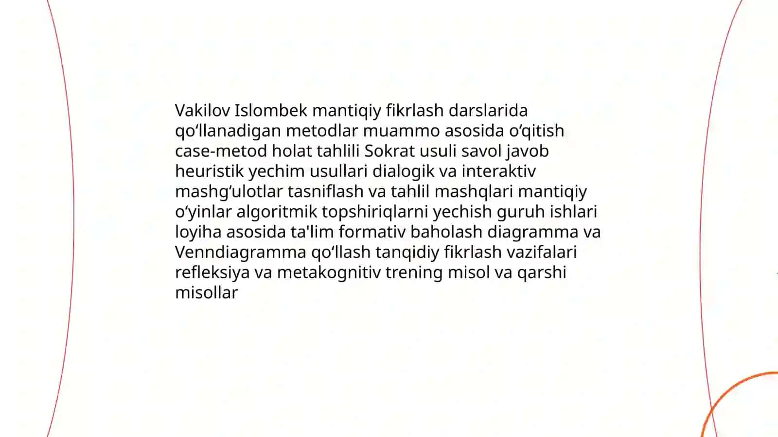 Mantiqiy fikrlashning rivojlantirish usullari 4