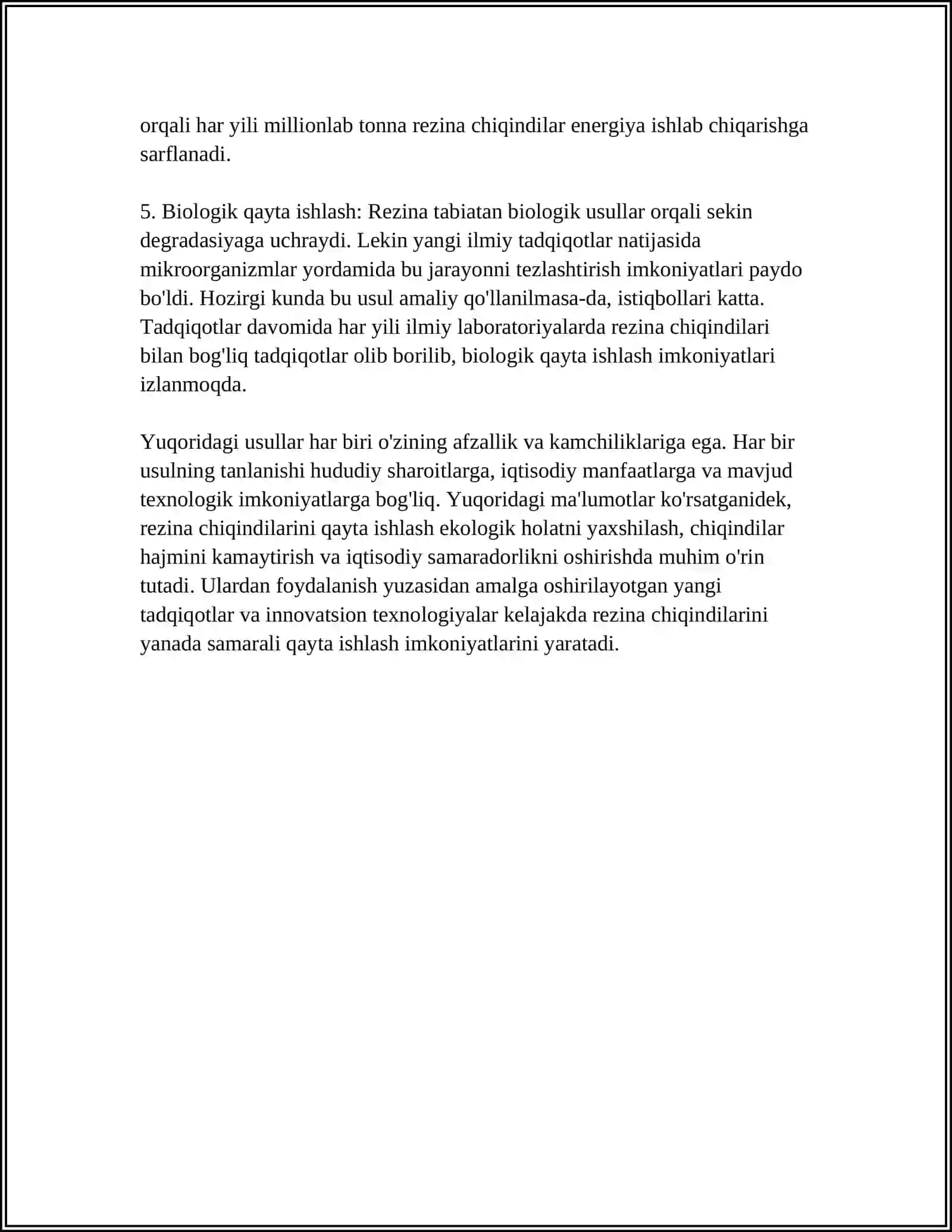 REZINA QORISHMALARINI ISHLAB CHIQARISH TEXNOLOGIYASI 4