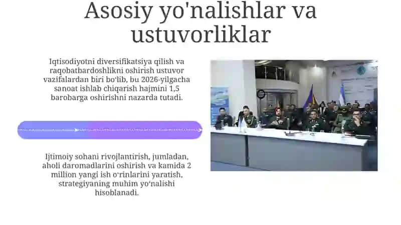 Yangi O'zbekiston taraqqiyot strategiyasi: maqsad va vazifalar 4