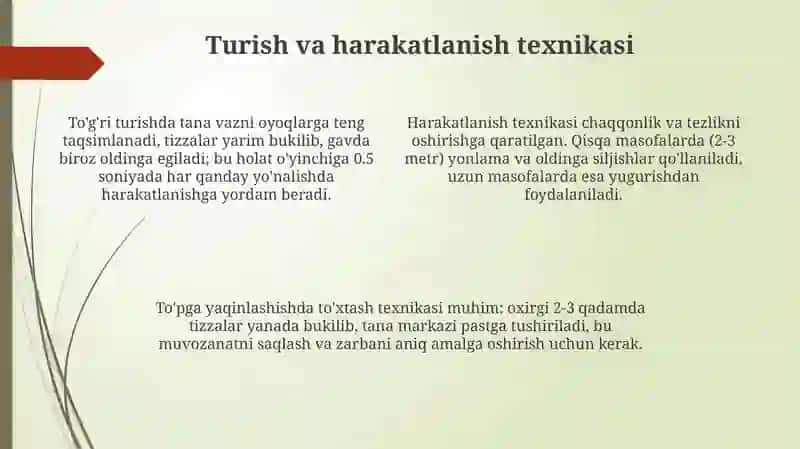 Voleybolda texnik tayyorgarlik 4