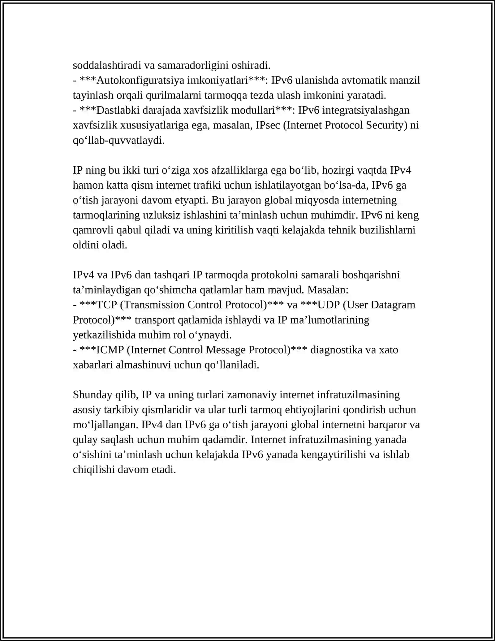 IP VA UNING TURLARI HAQIDA.TABIIY VA SUNIIY IPLARNING XUSUSIYATLARI 4