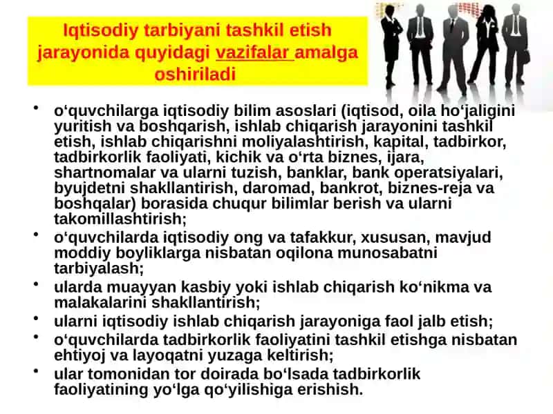 IQTISODIY TARBIYA O‘QUVCHILARDAILMIY DUNYOQARASHNI SHAKLLANTIRISHNINGTARKIBIY QISMI 4
