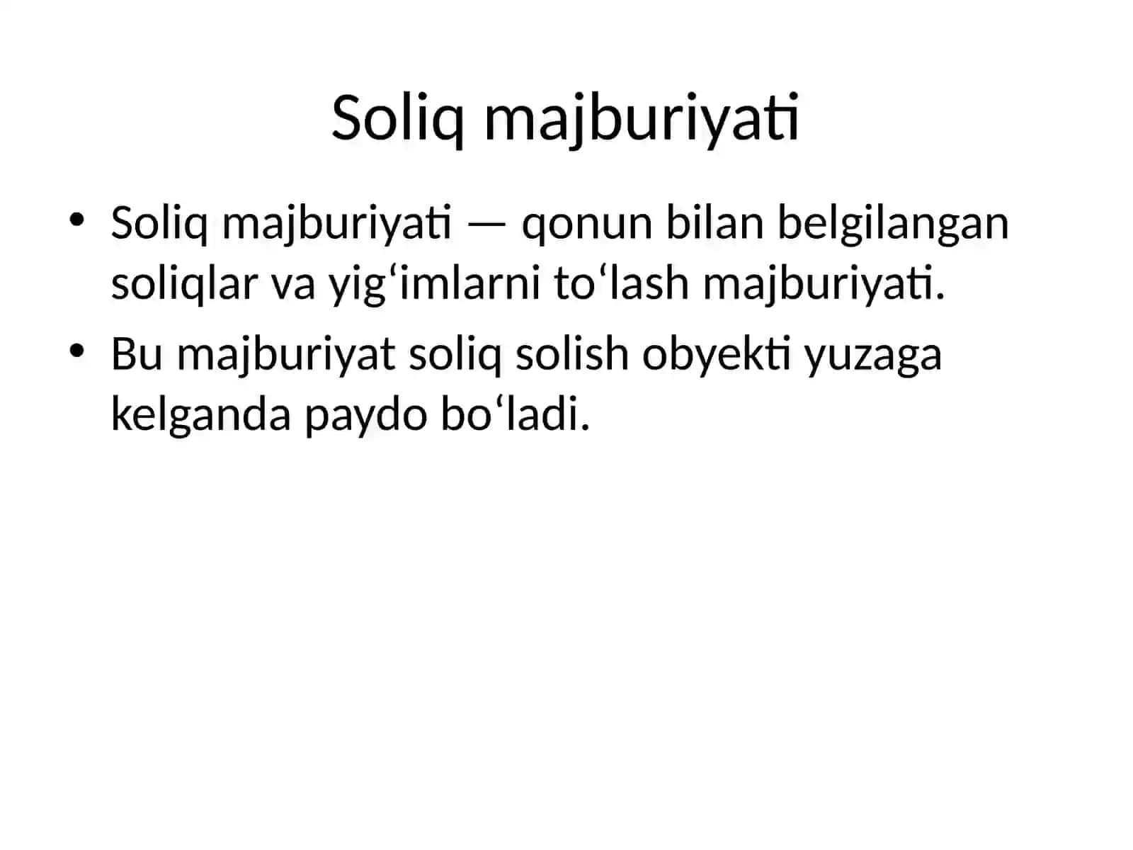 Soliqlarni undurish tartibi 4