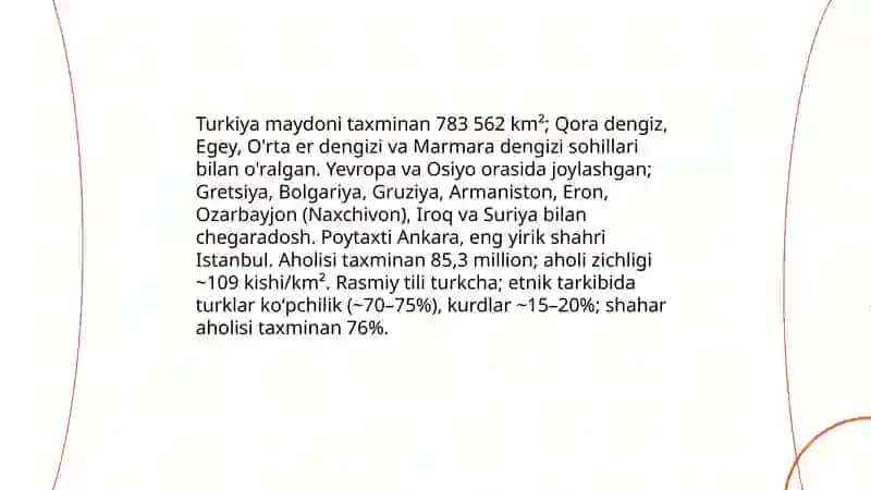 Turkiya va Turkiya taʼlim tizimi haqida qisqacha 10 varaqli maʼlumot 4