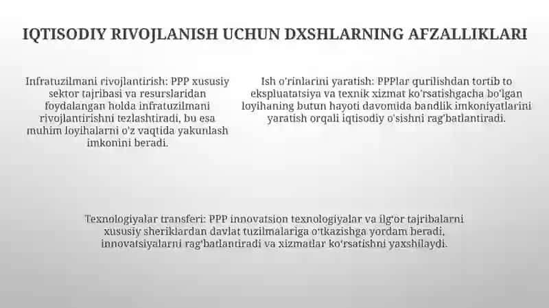 Innovatsion Iqtisodiyotni Rivojlantirishda Davlat Xususiy Sherikchiligi 4