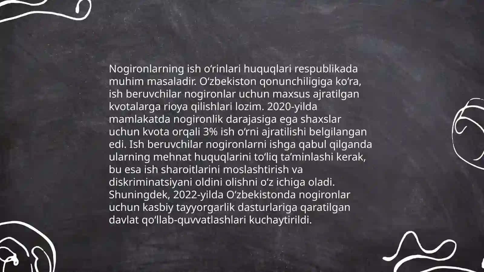 Nogironlar mehnatini huquqiy tartibga solish 4