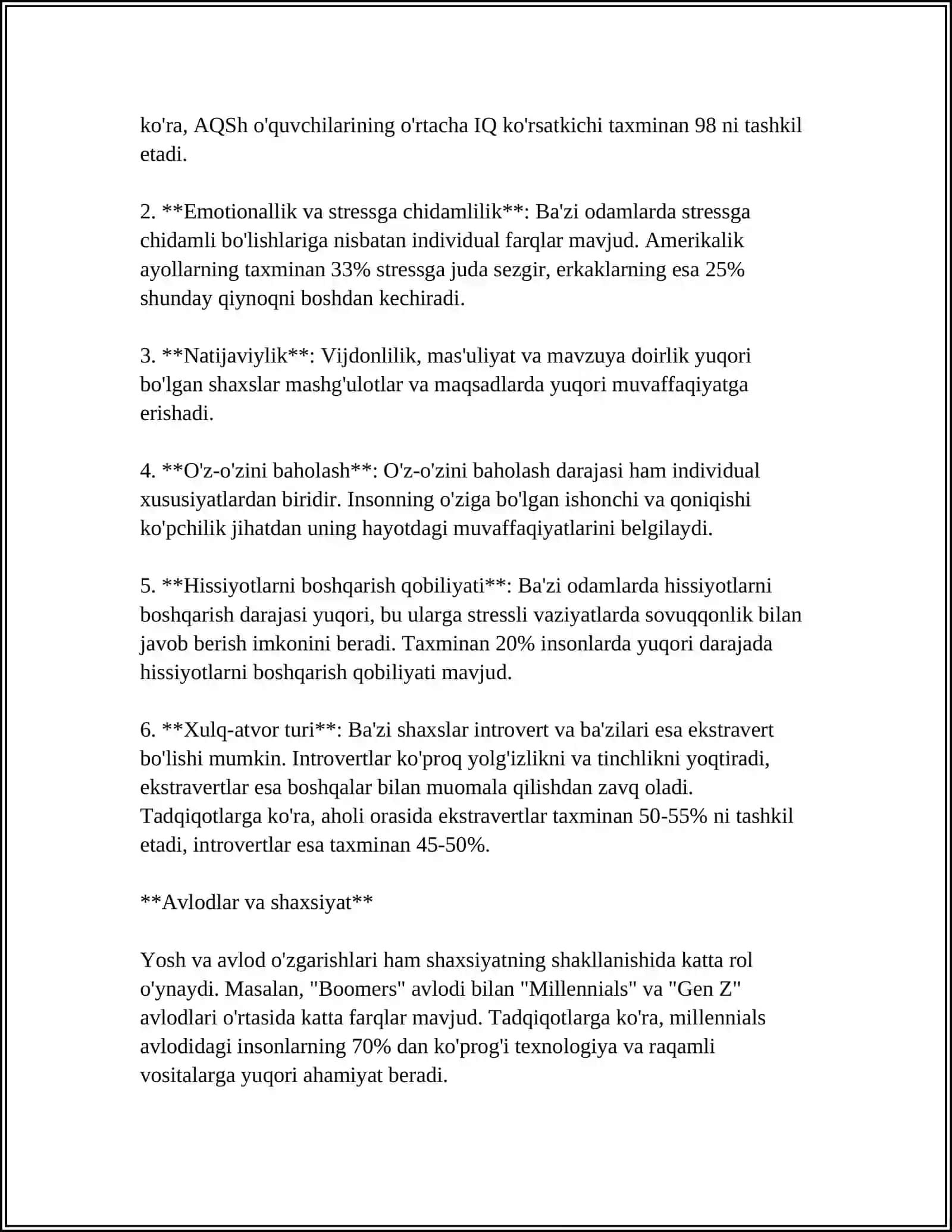 Muloqot va Shaxslararo Psixologiyasi 4