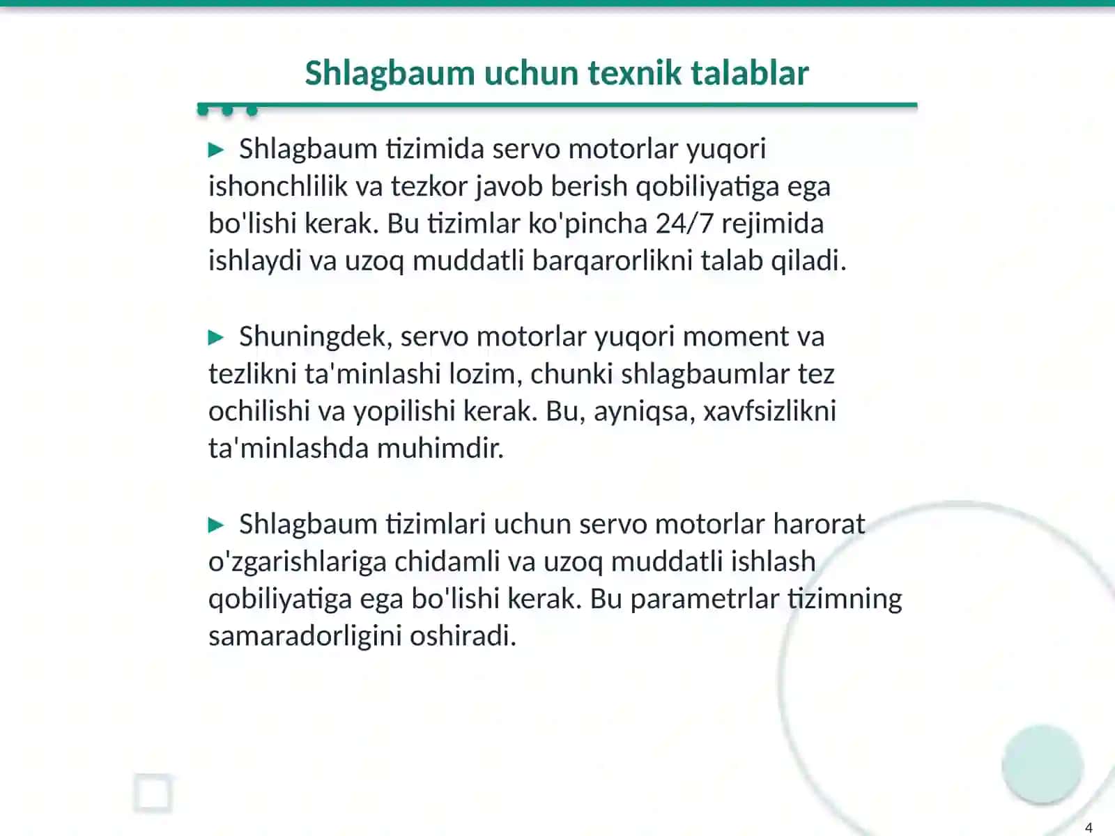 Aqlli Shlagbaum loyihasi servo motori 4