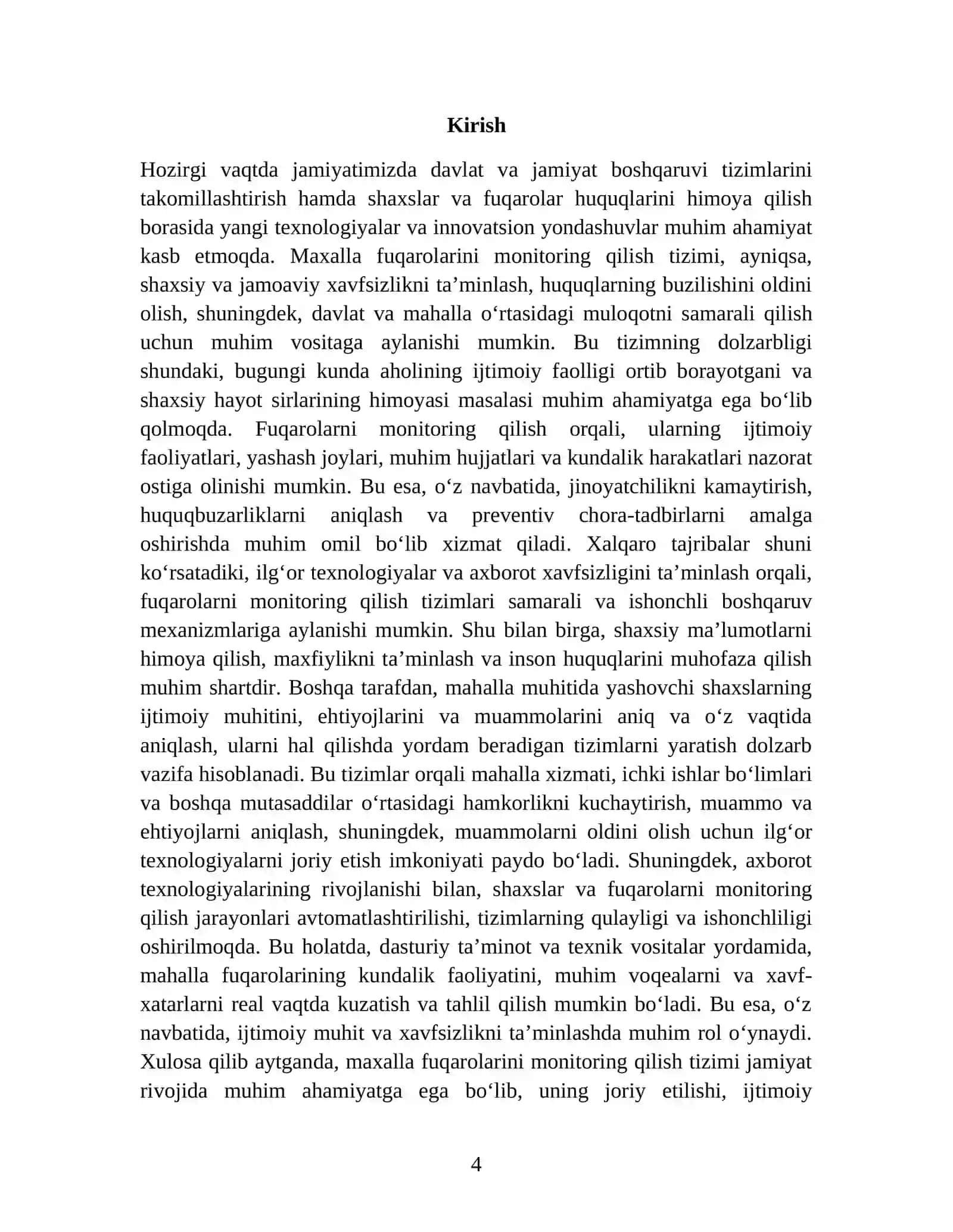 MAXALLA FUQAROLARINI MONITORING QILISH TIZIMI(C# DA) 4