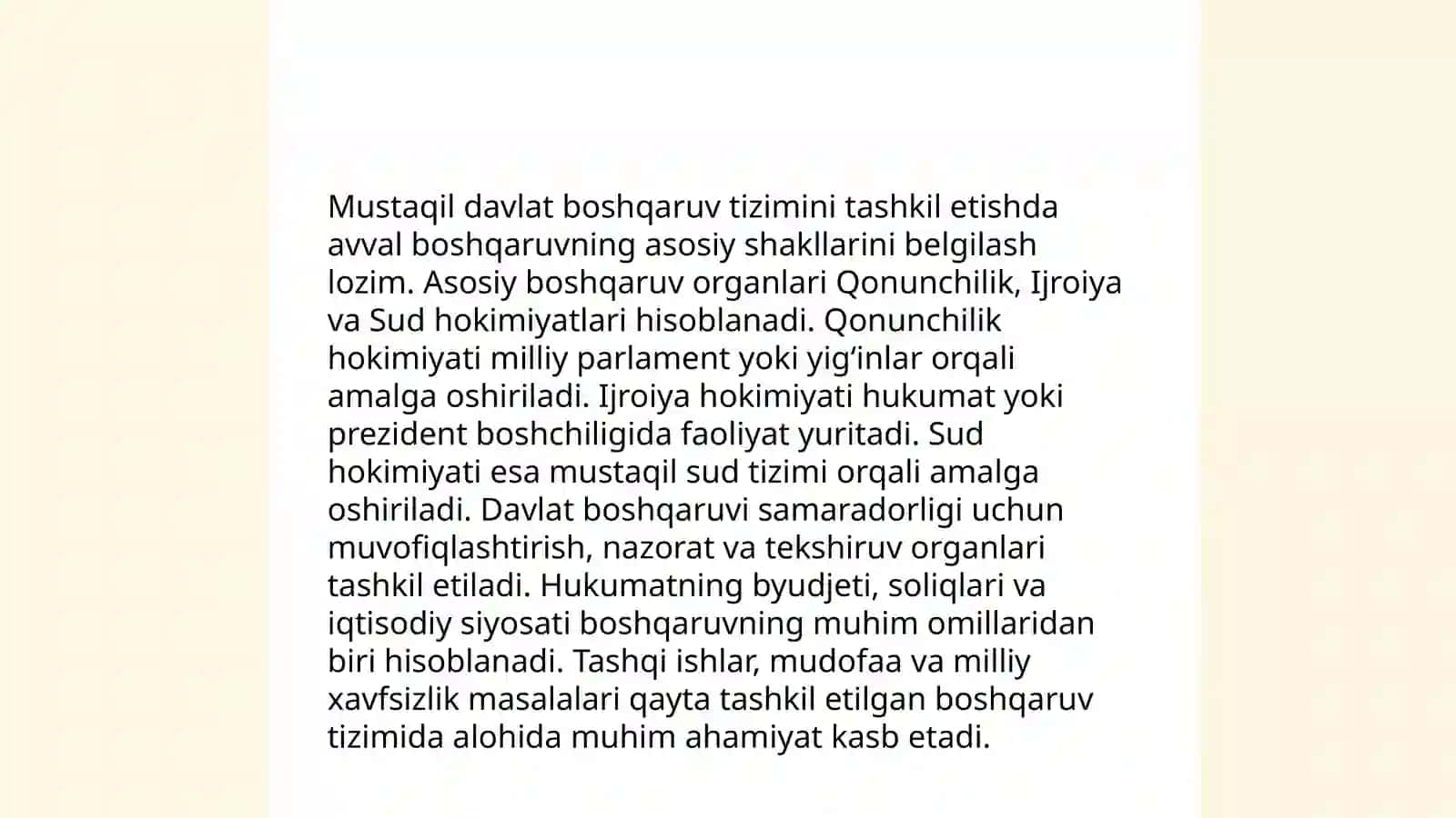 Mustaqillik yillarida davlat boshqaruvi tizimidagi amalga oshirilgan islohotlar 4