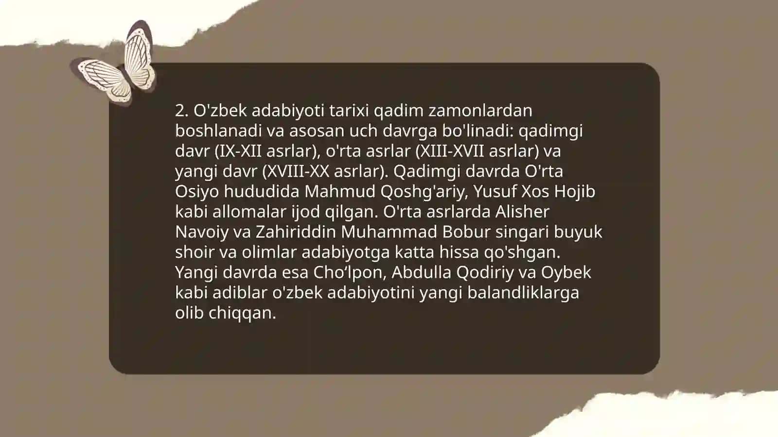 Adabiyot darslarini loyihalashtirish 4
