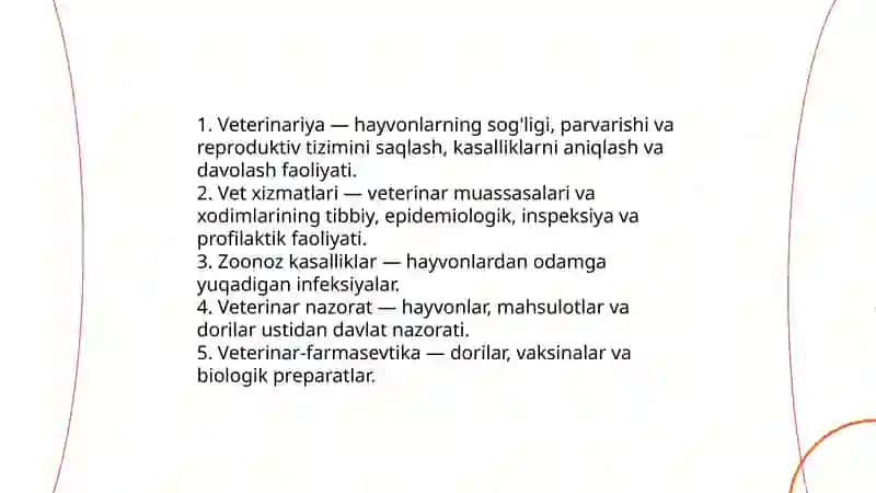 "Veterinariya to'g'risida"gi qonun 4
