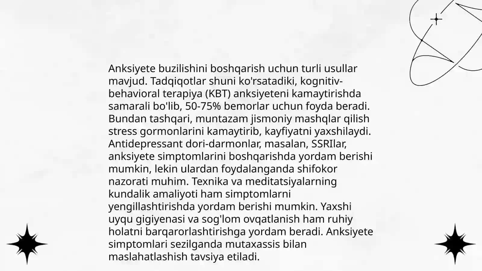 Depressiyani davolash usullari 4