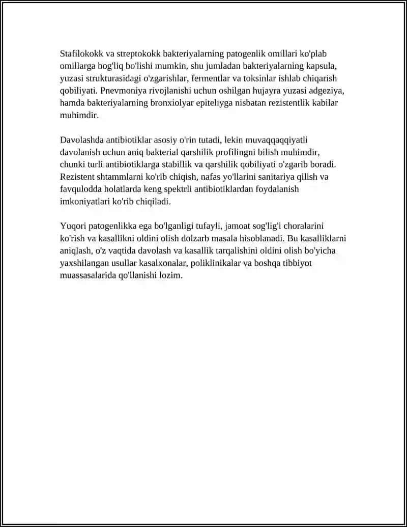 STAFILOKOKKLI VA STREPTOKOKKLI PNEVMONIYA 4