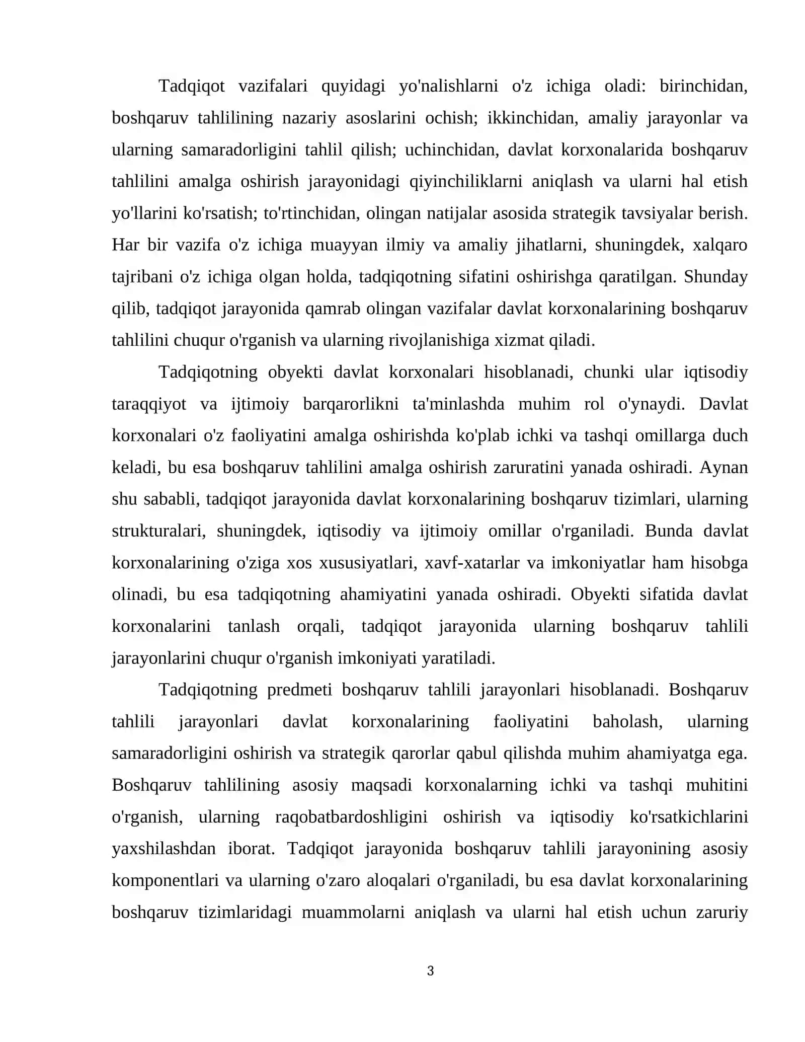 Davlat korxonalarida boshqaruv tahlilini tashkil etish 4