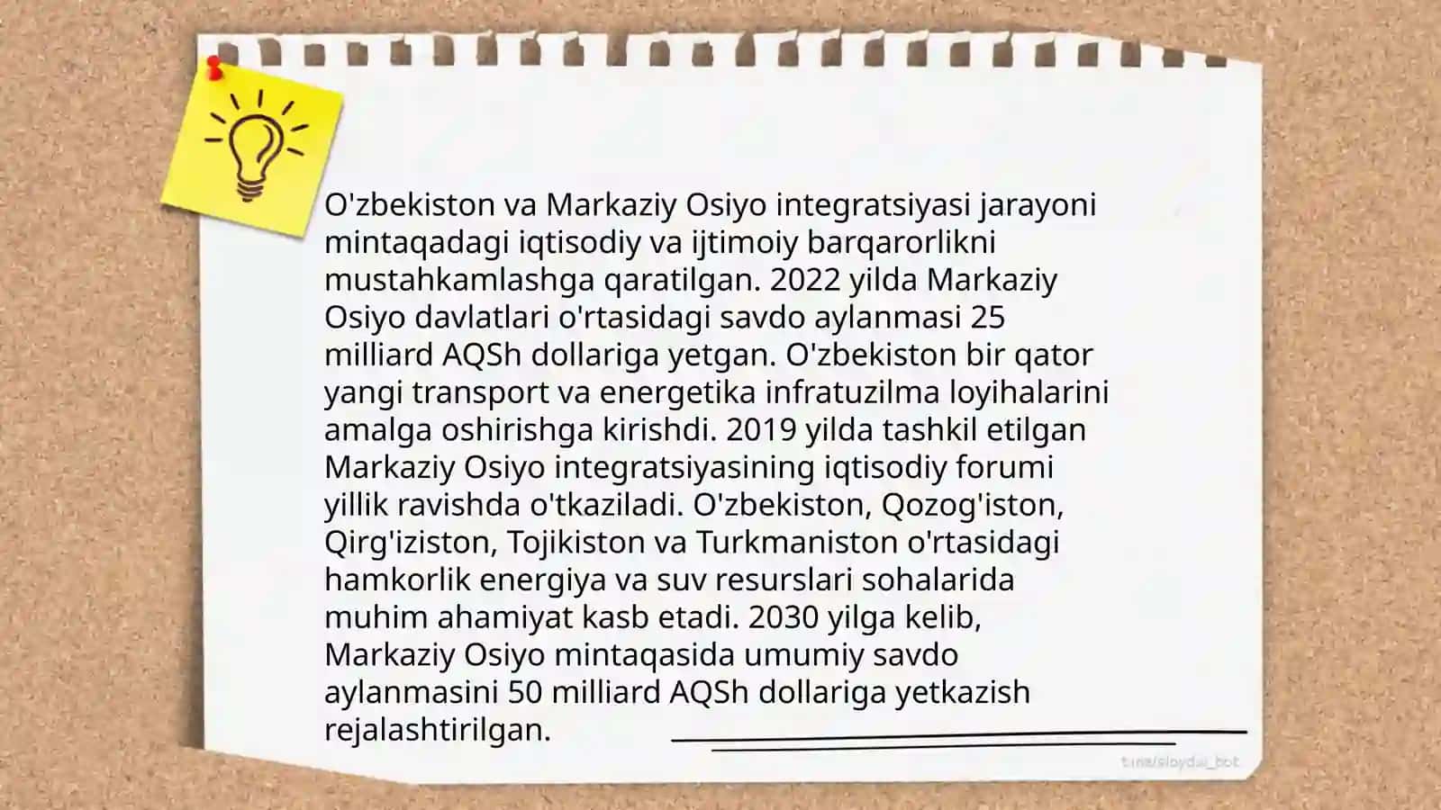 O'zbekistonning geosiyosiy holatiga tavsif berish 4