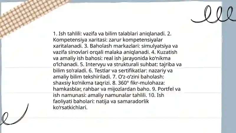 Faoliyatning o'zlashtirilishi va malakalarni egallash 4