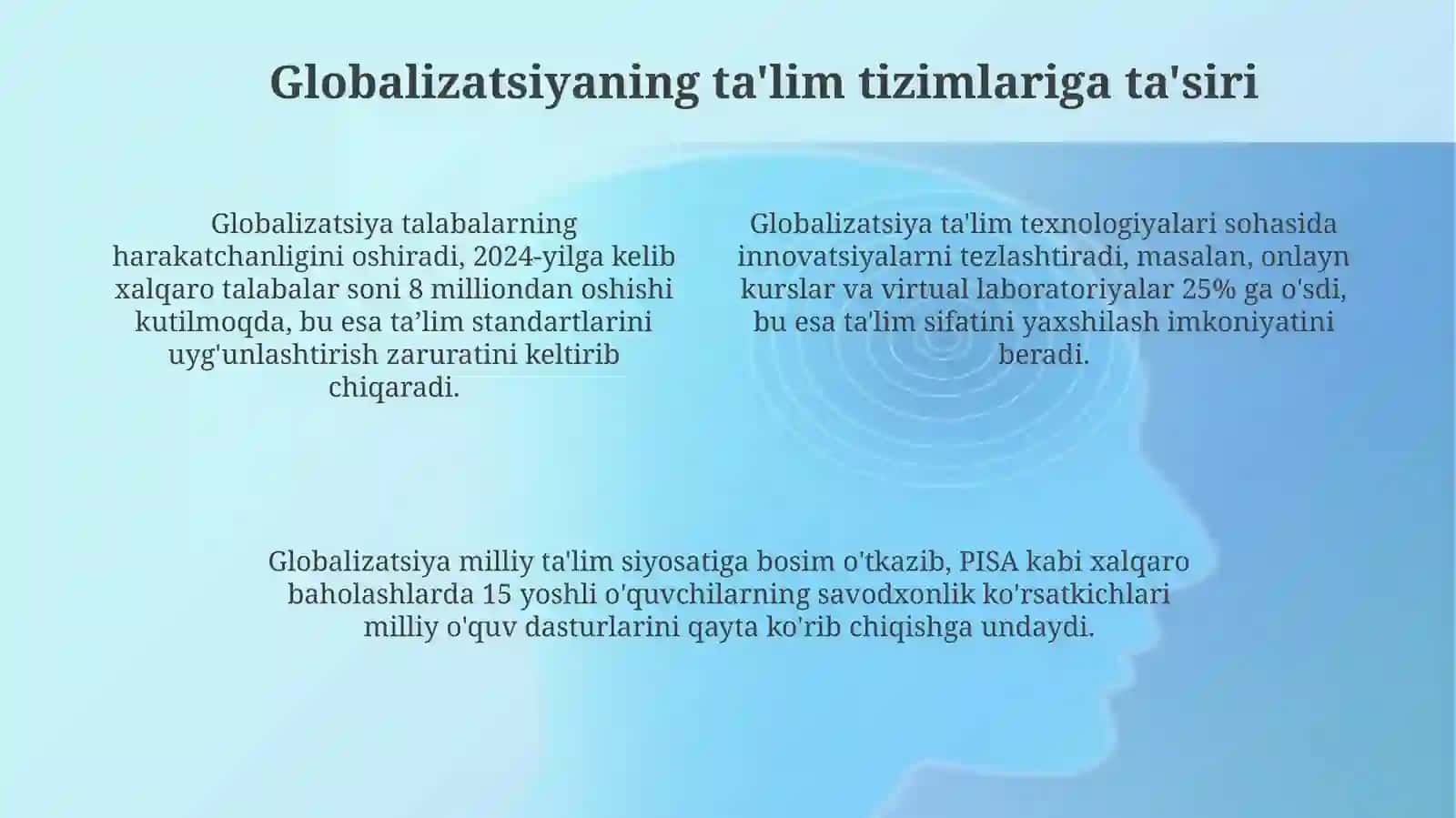 Qiyosiy pedagogik taraqqiyotining dolzarb yoʻnalishlari 4