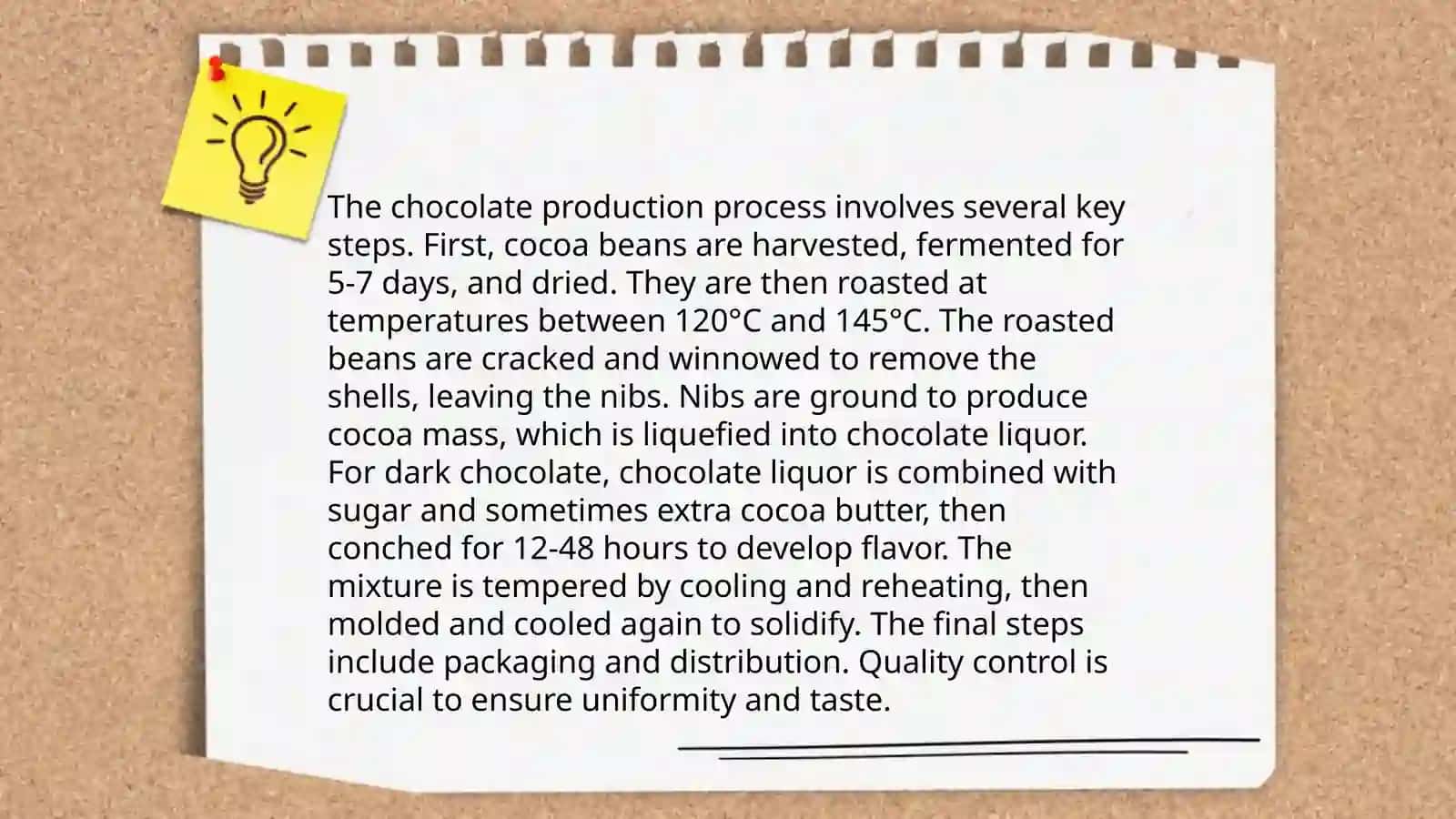Chocolates and ice cream in speaking Ielts 4