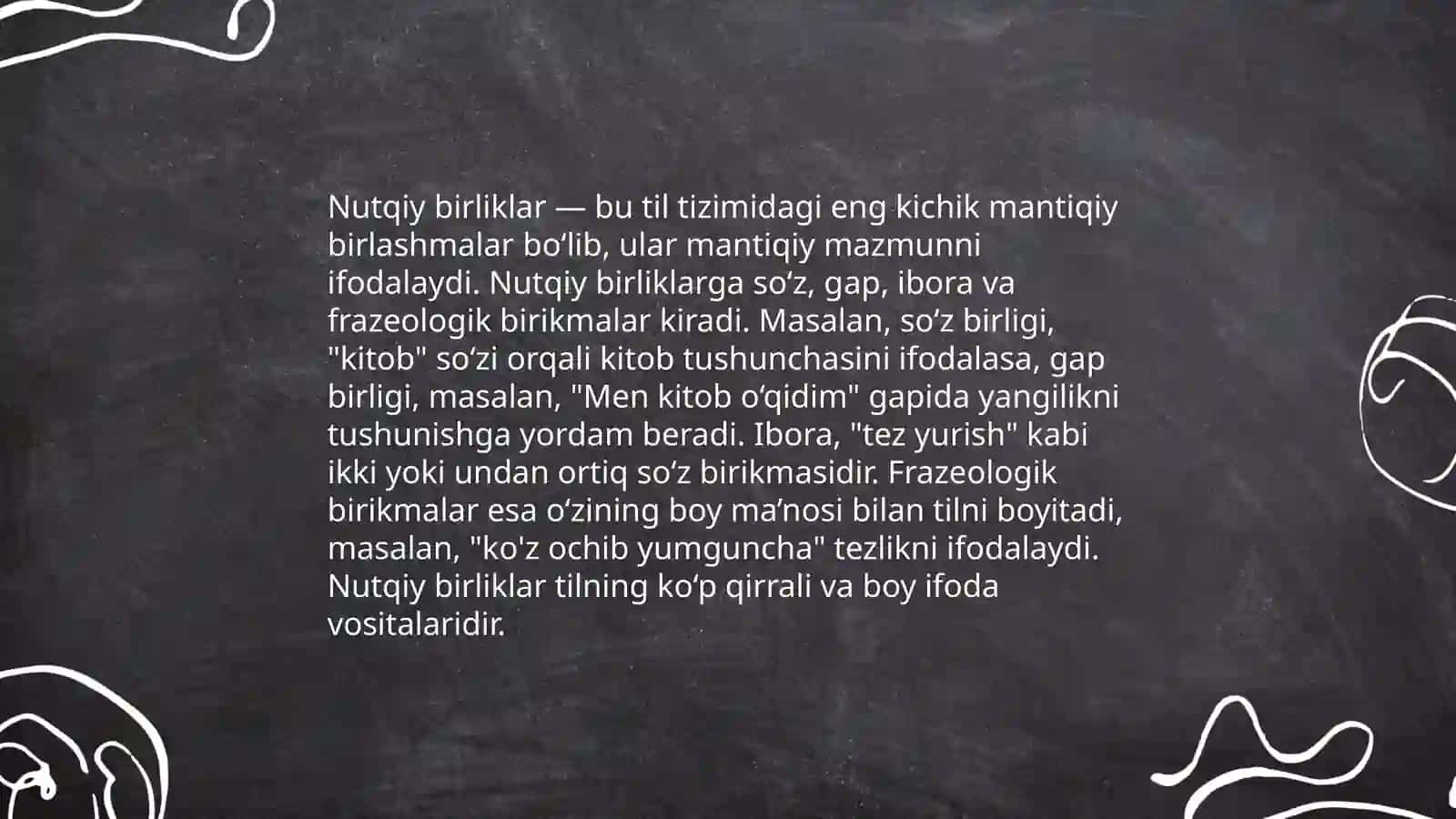 Lison va Nutq Mavzusidagi Kurs 4