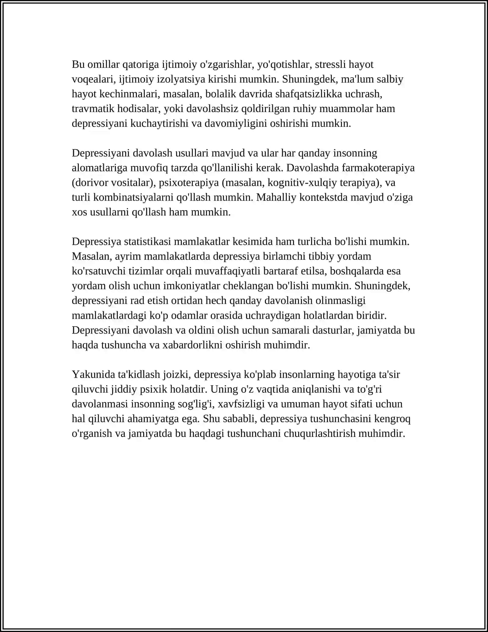 DEPRESSIYA HOLLARIDA PSIXODIOGNOSTIKA AHAMIYATI 4