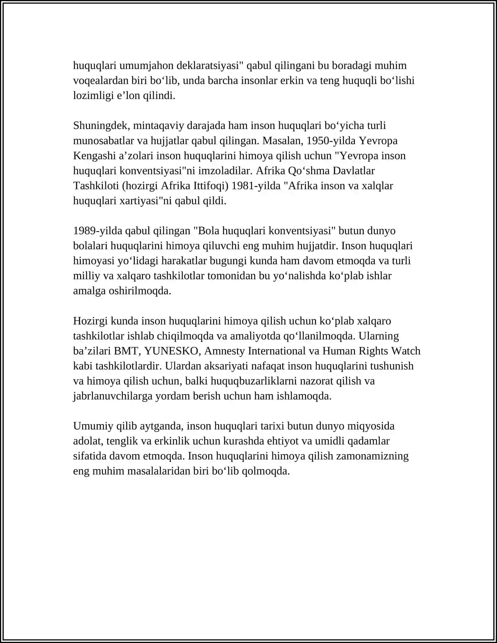 ISLOMDA INSON HUQUQLARI HIMOYASI,IJTIMOIY TENGLIK VA ADOLAT 4