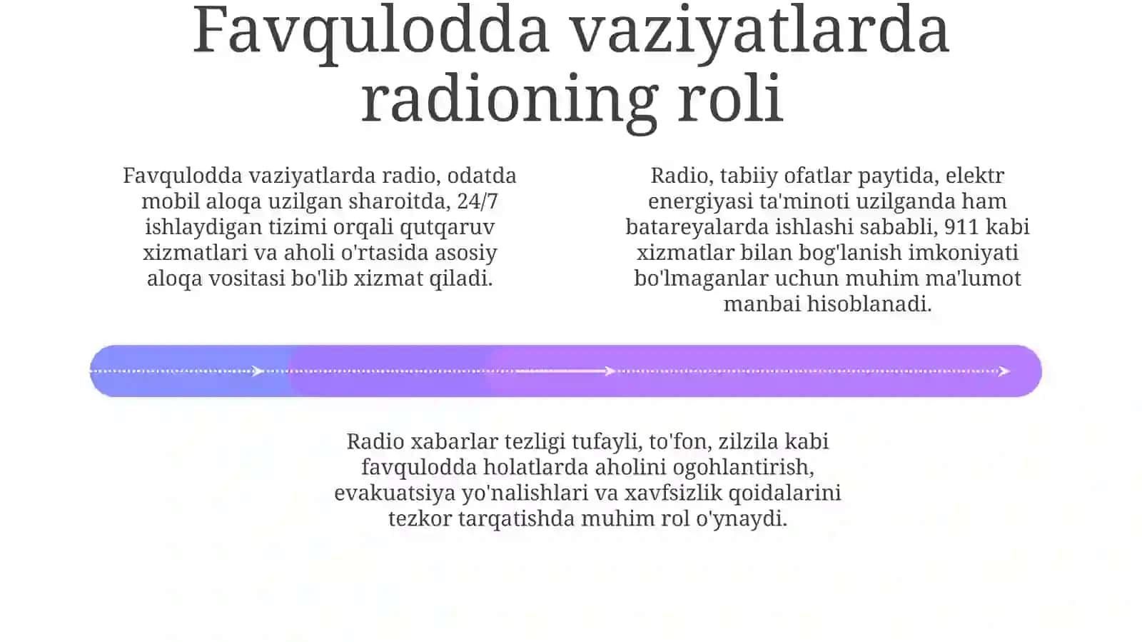 Radio-tezkor xabar berish va axborot tarqatish vositasi 4
