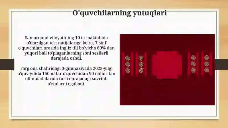 O'quv yili darajasi 4