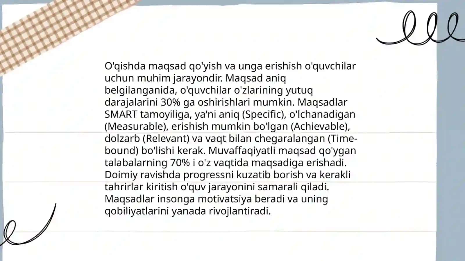 Talimga ijobiy o'quv motivlarini shakllantirish 4