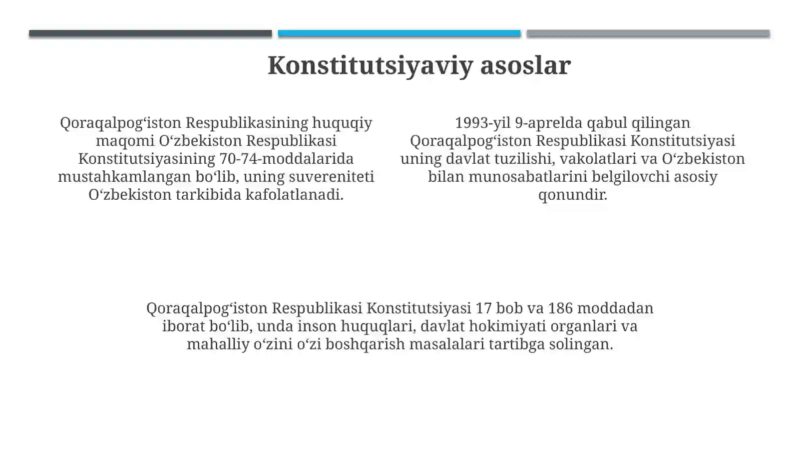 Qoraqalpogʻiston Respublikasining Huquqiy Maqomi 4