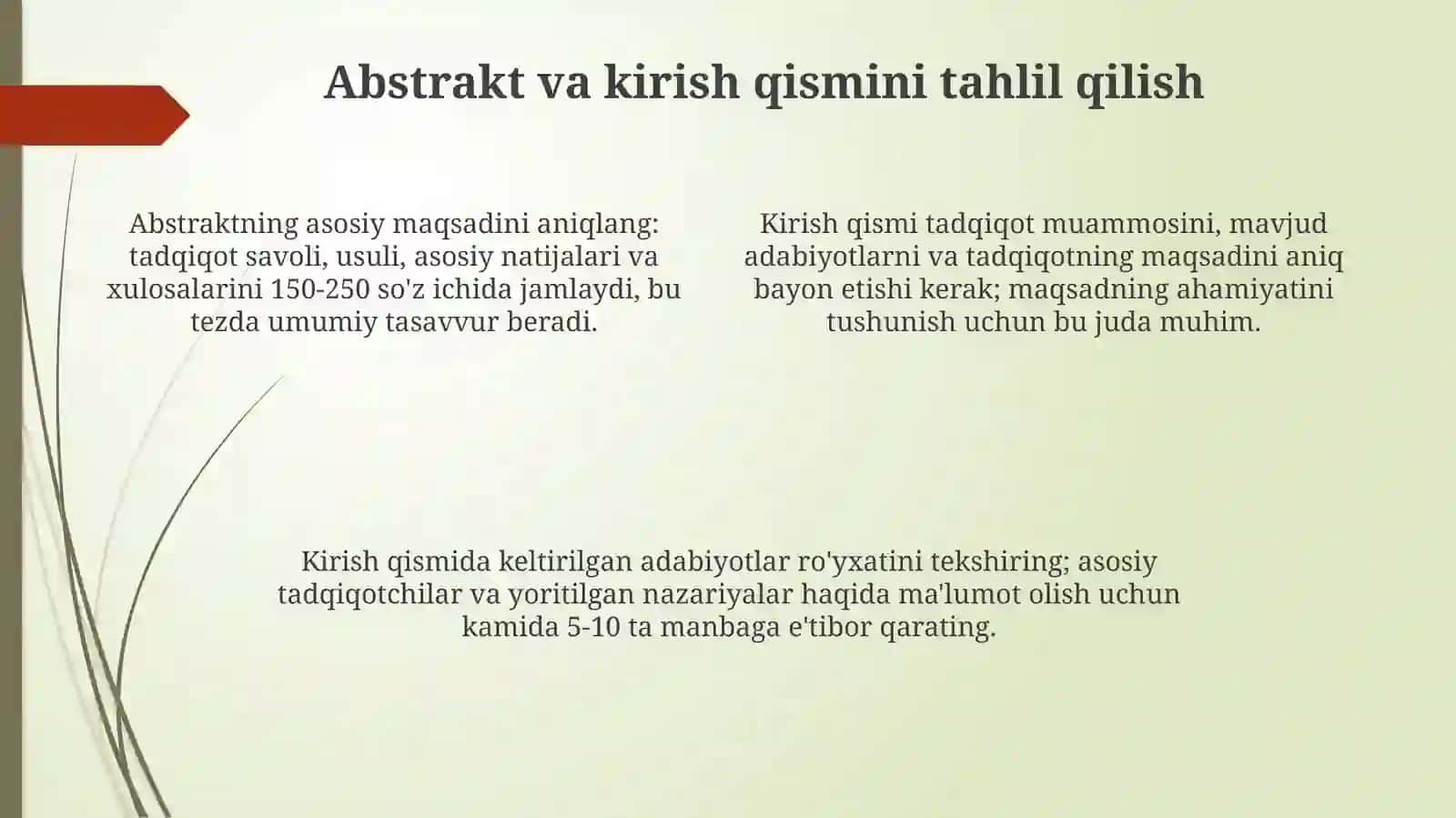 Ilmiy manbalarni mutola qilish qoidalari 4