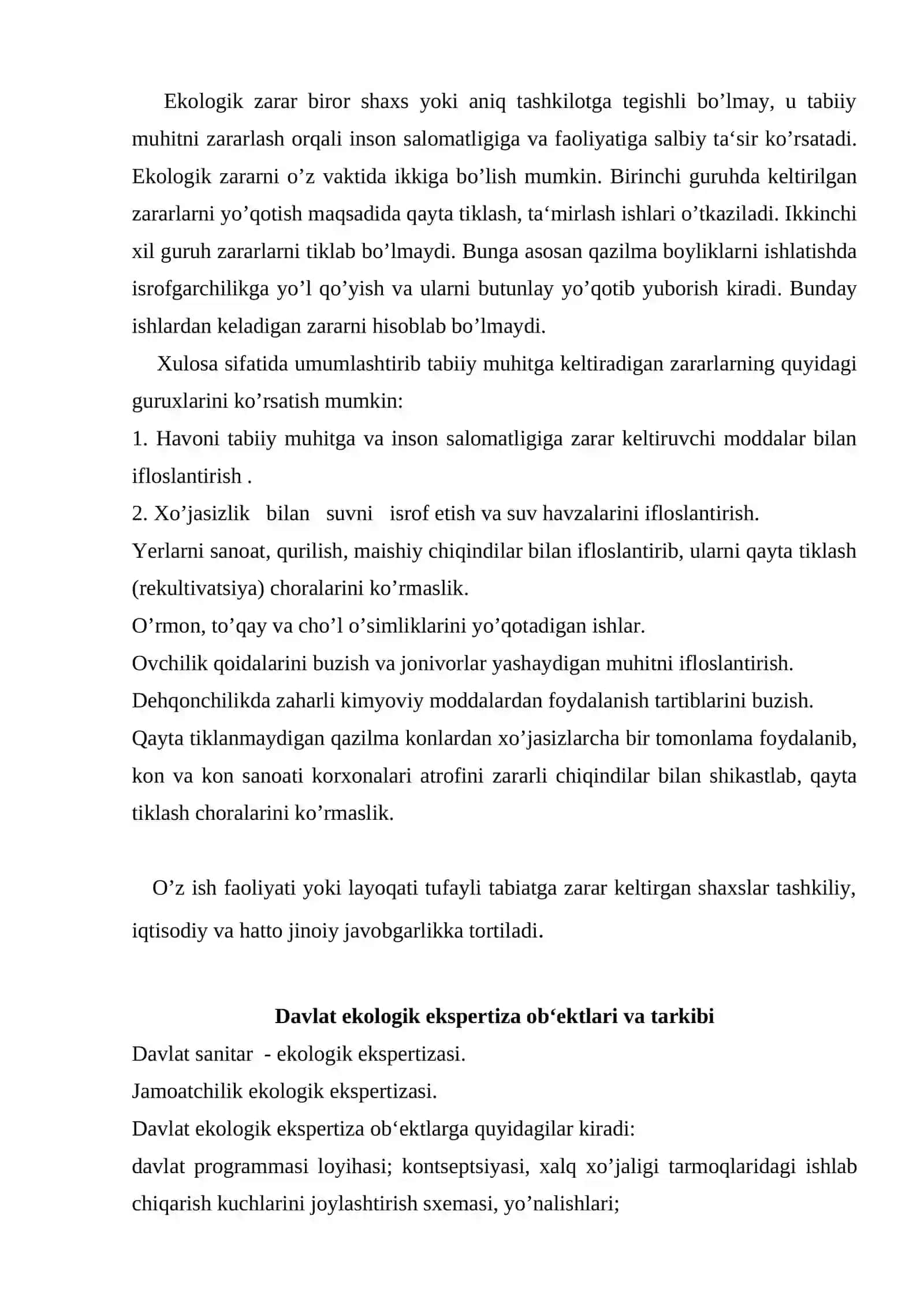 Ekologik ekspertiza to'g'risida 4