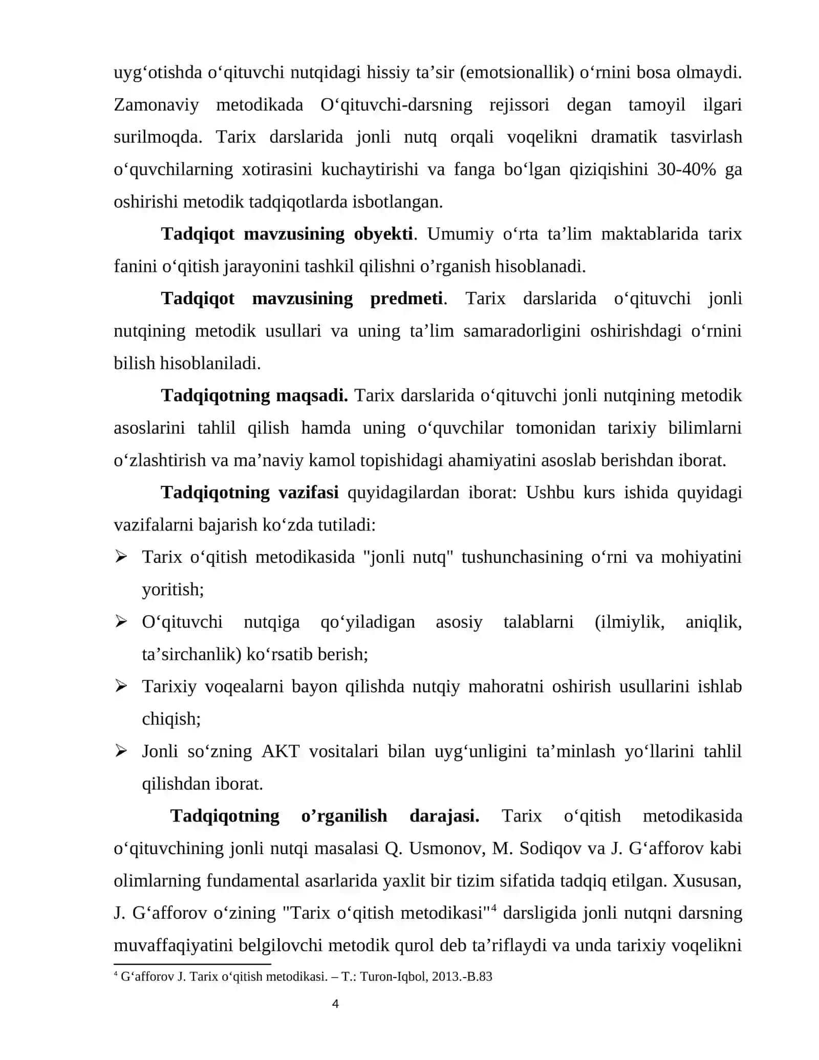 Tarix tizimida oʻqituvchining jonli nutqi va uning ahamiyati 4